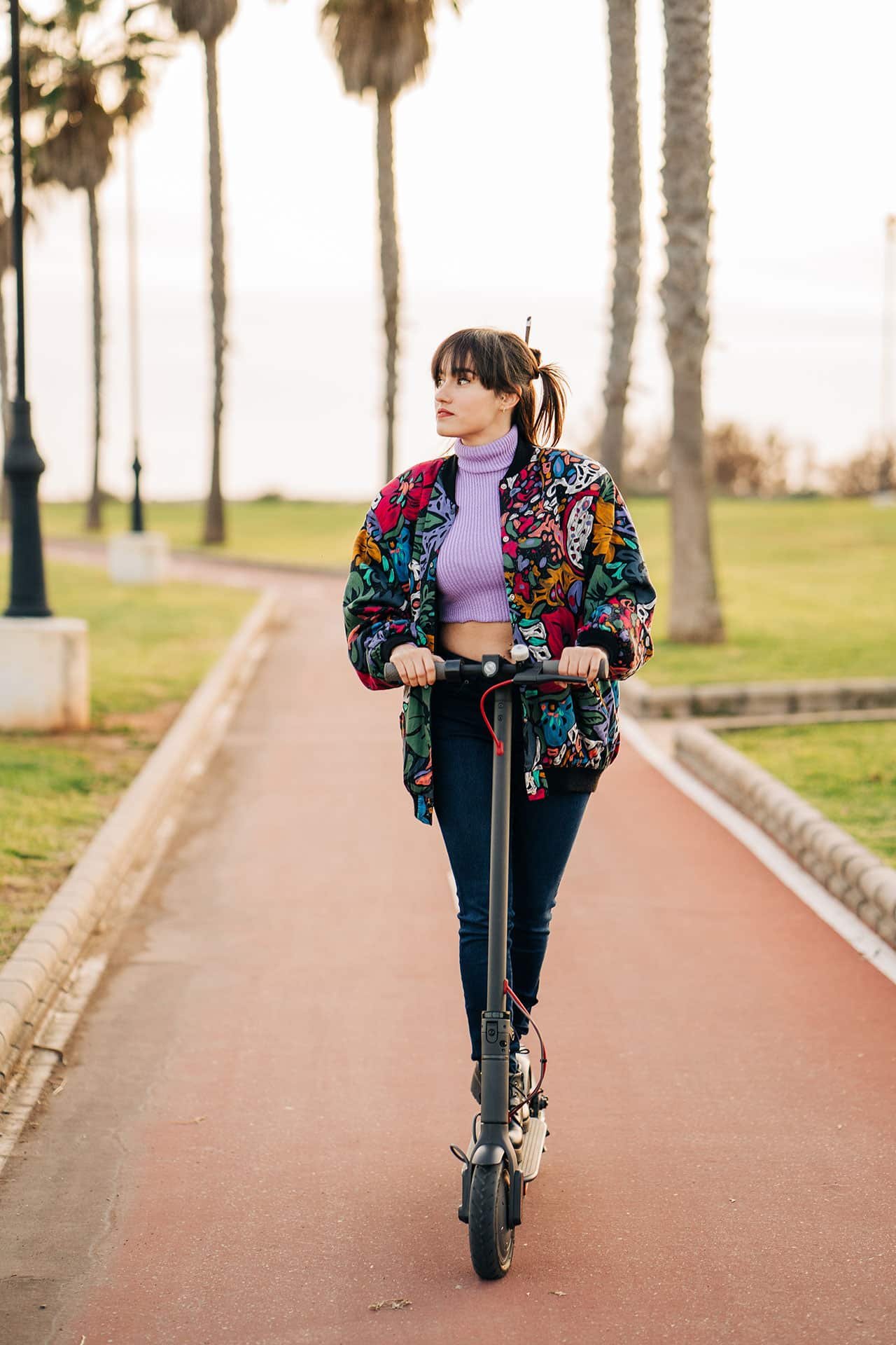 En patinete eléctrico por Almería