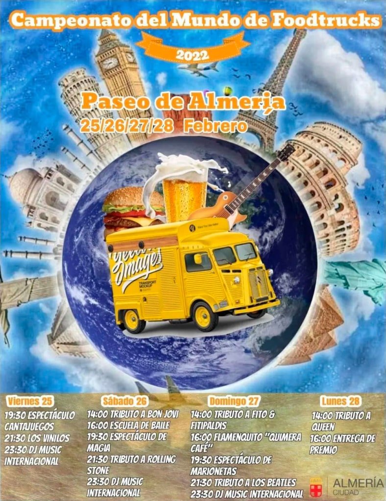 II Campeonato de Mundo Food Truck en Almería