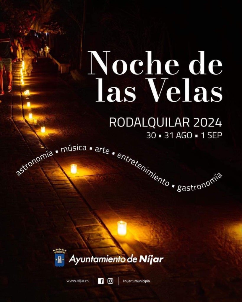 Cartel Noche de las Velas Rodalquilar 2014