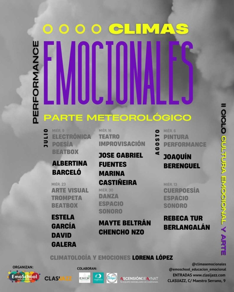 Cartel Climas Emocionales 
