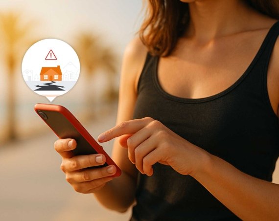 activar las notificaciones de terremoto