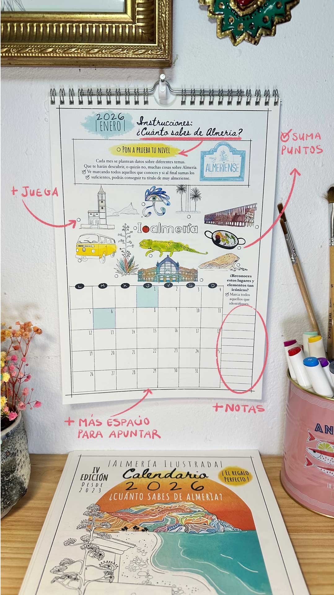 Calendario Ilustrado Almería 2016