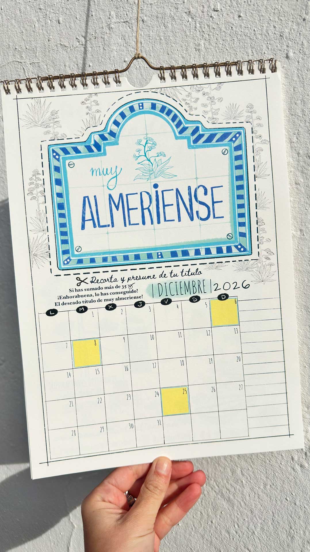 Calendario Ilustrado Almería 2016