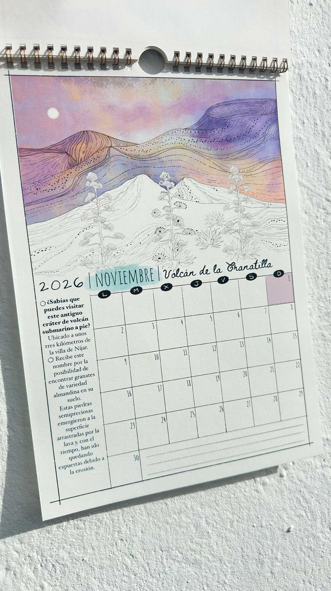 Calendario Ilustrado Almería 2016