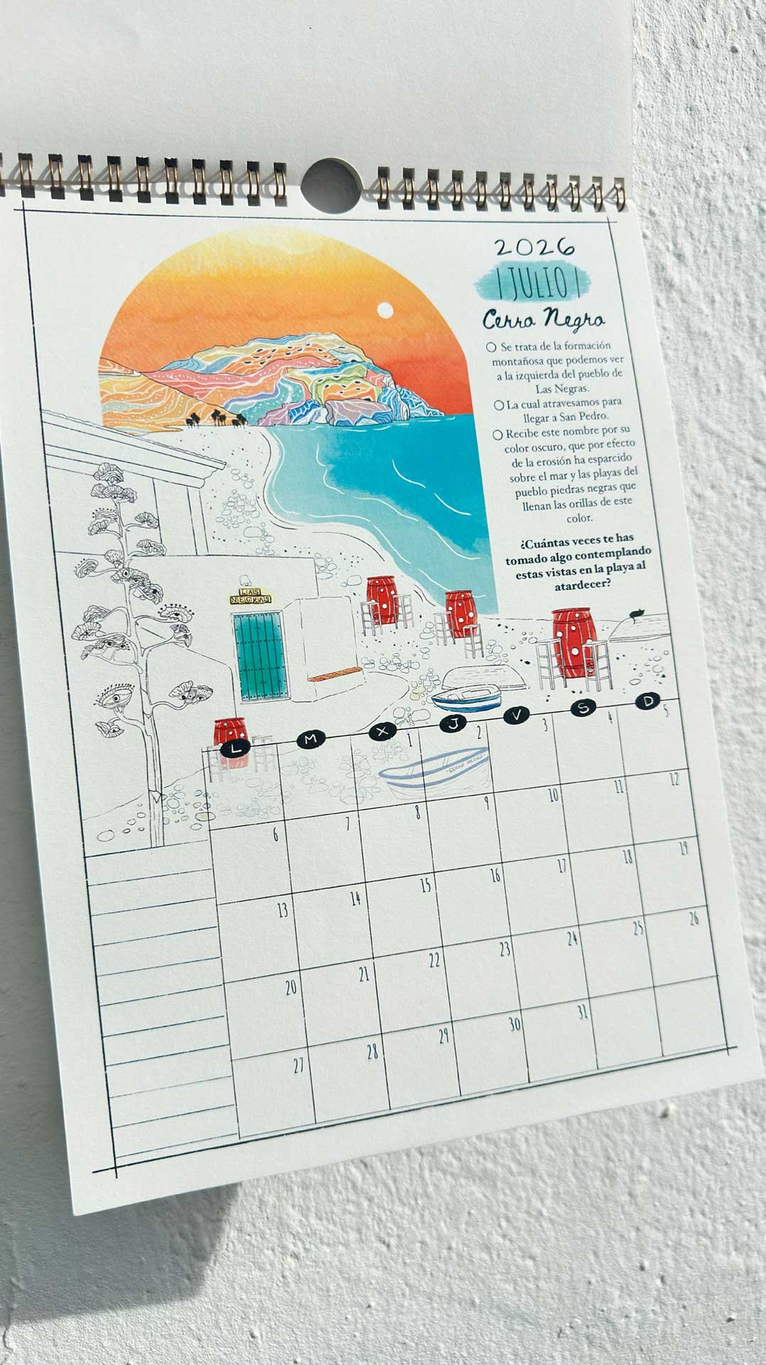 Calendario Ilustrado Almería 2016