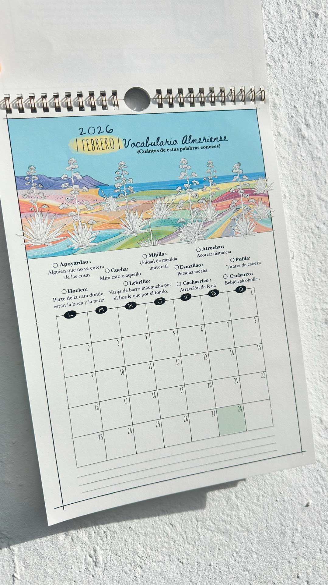 Calendario Ilustrado Almería 2016