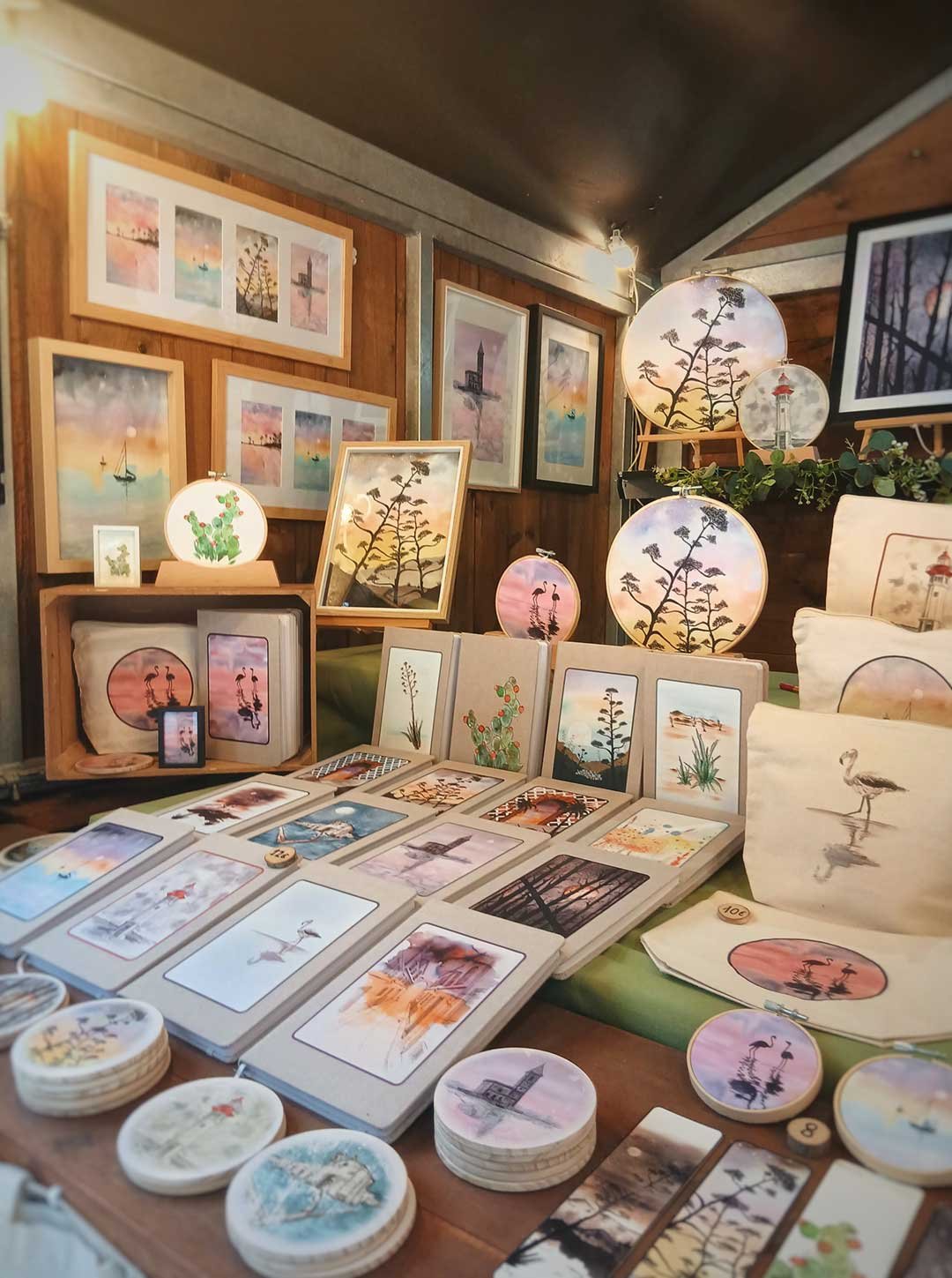 Mercado navideño de la Rambla de Almería