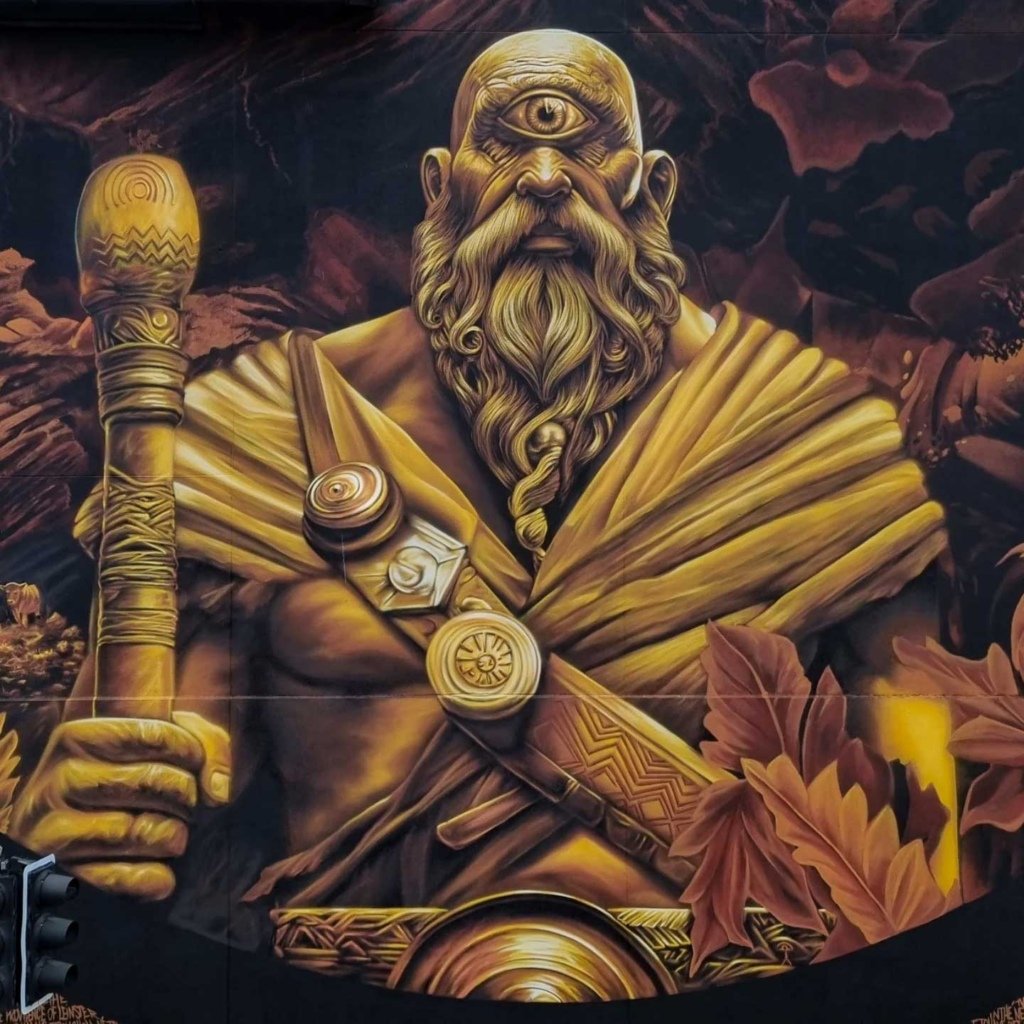 Detalles del mural &ldquo;Balor&rdquo; de Moxaico que busca corona mundial