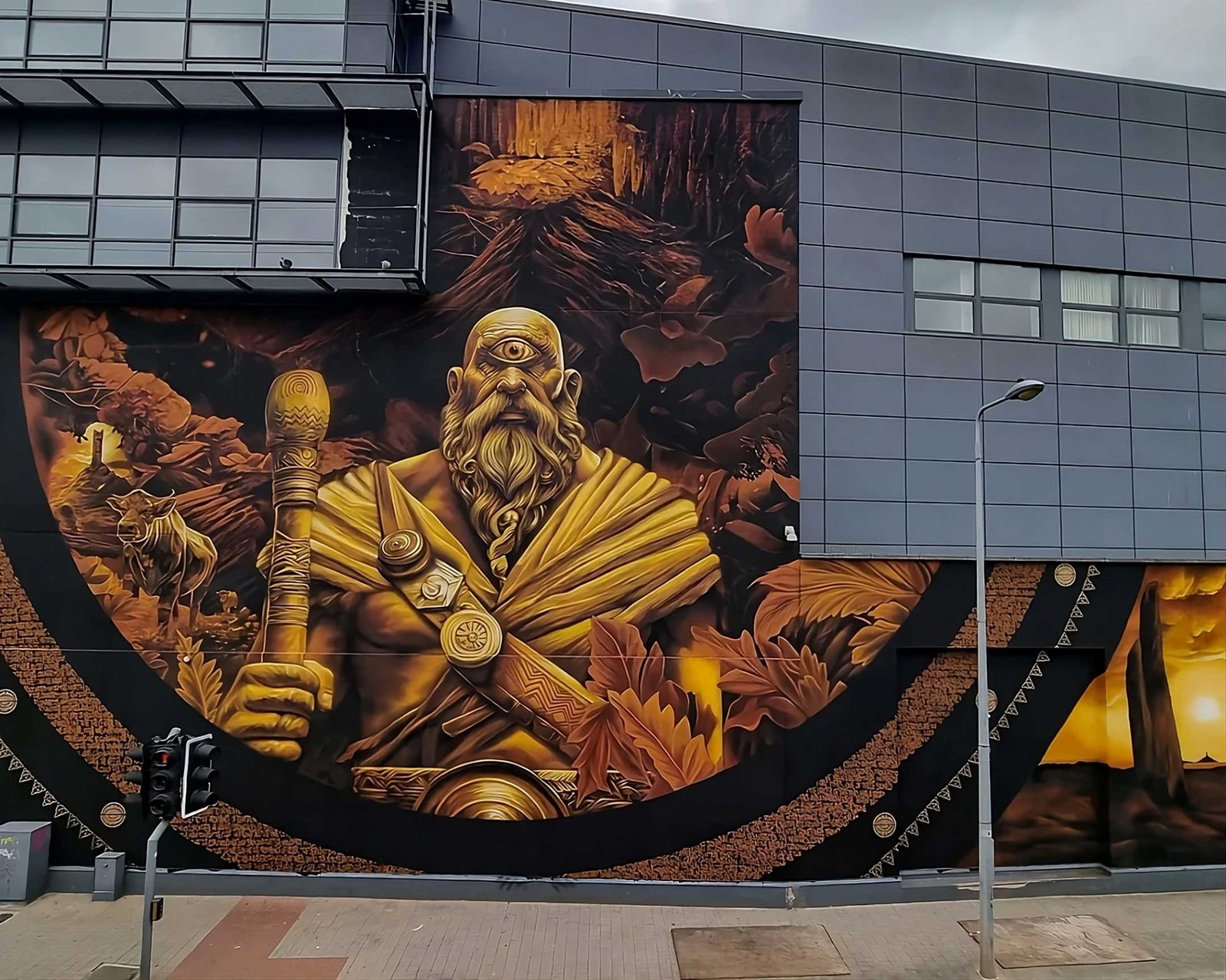 El mural &ldquo;Balor&rdquo; de Moxaico busca corona mundial
