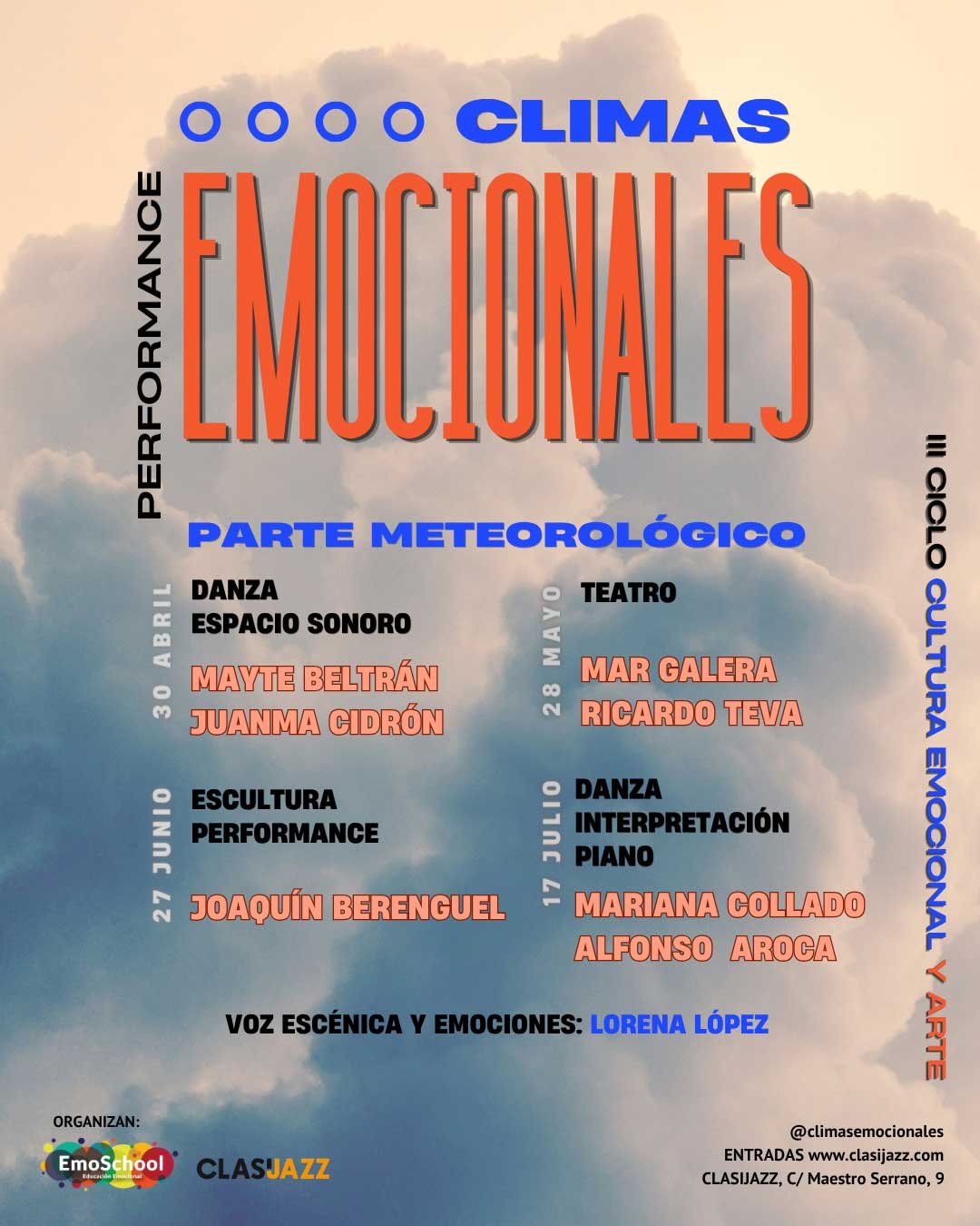 Climas Emocionales vuelve a Clasijazz con su tercera edici&oacute;n.