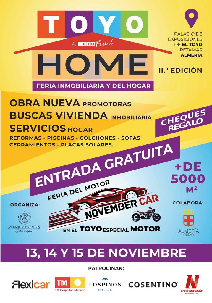 Toyo Home y November Car 2026 en Almería